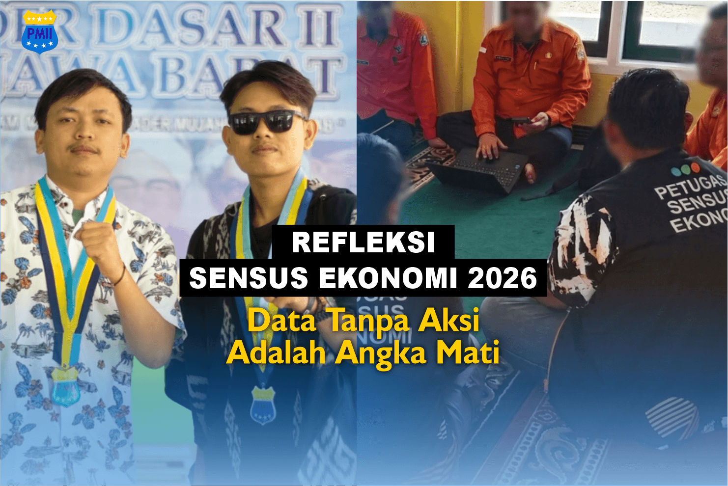 Efektivitas Sensus Ekonomi 2026 dan APBD Disorot PMII Pangandaran